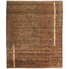 Feizy Agape 69HAF Modern Abstract Rug in Brown/Ivory
