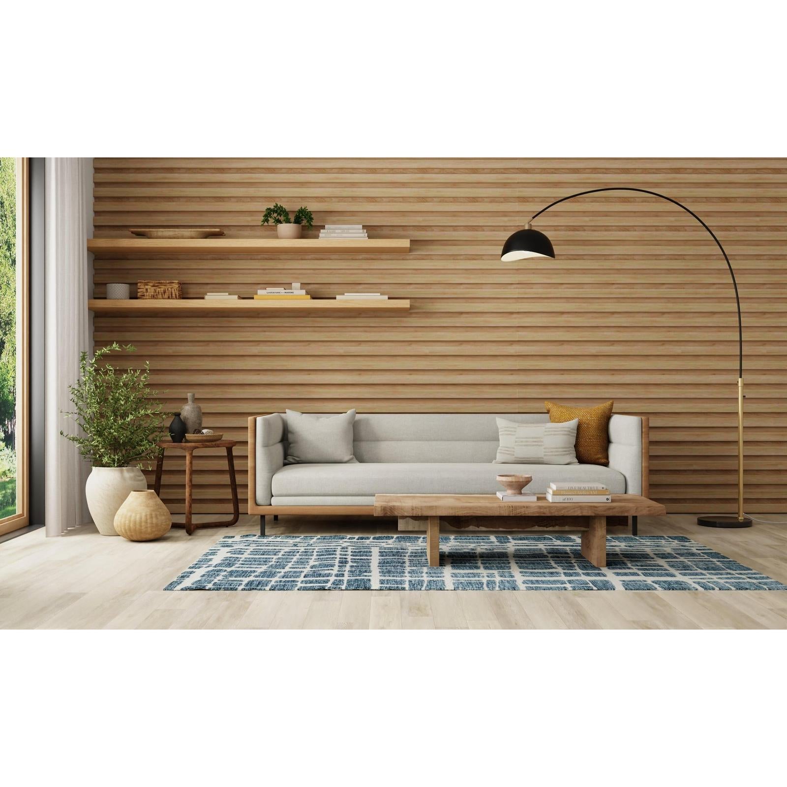 Feizy Colton 8A58F Modern Abstract Rug in Blue/Ivory