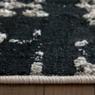 Feizy Micah 3339F Modern Abstract Rug in Black/White/Gray