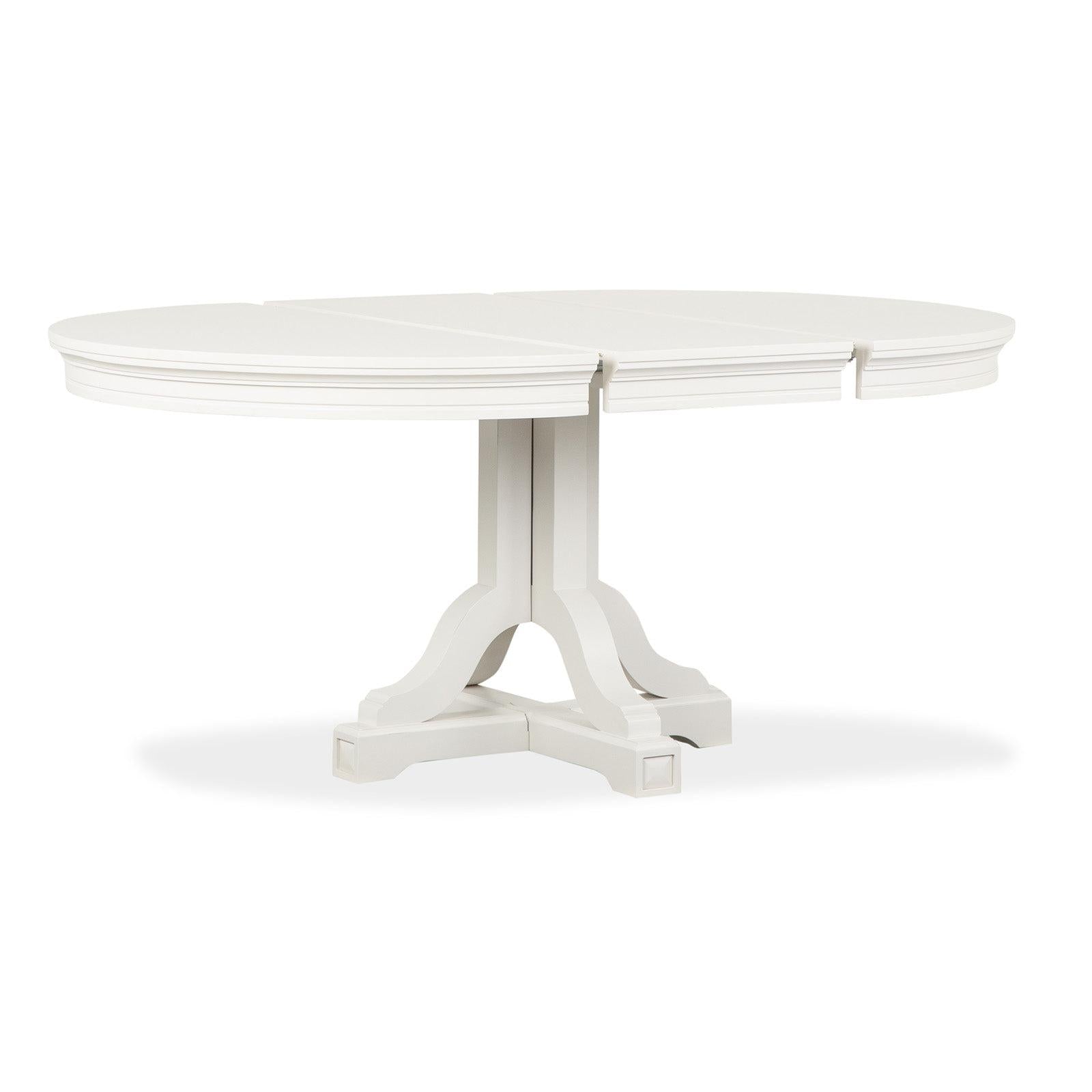 Magnussen Home Willowbrook Egg Shell White Extendable 48