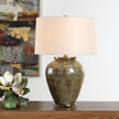 Uttermost Olisa Brown Green Table Lamp