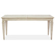 Magnussen Home Newport Alabaster Extendable Dining Table