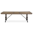 Magnussen Home Roxbury Manor Homestead Brown Extendable Rectangular Dining Table