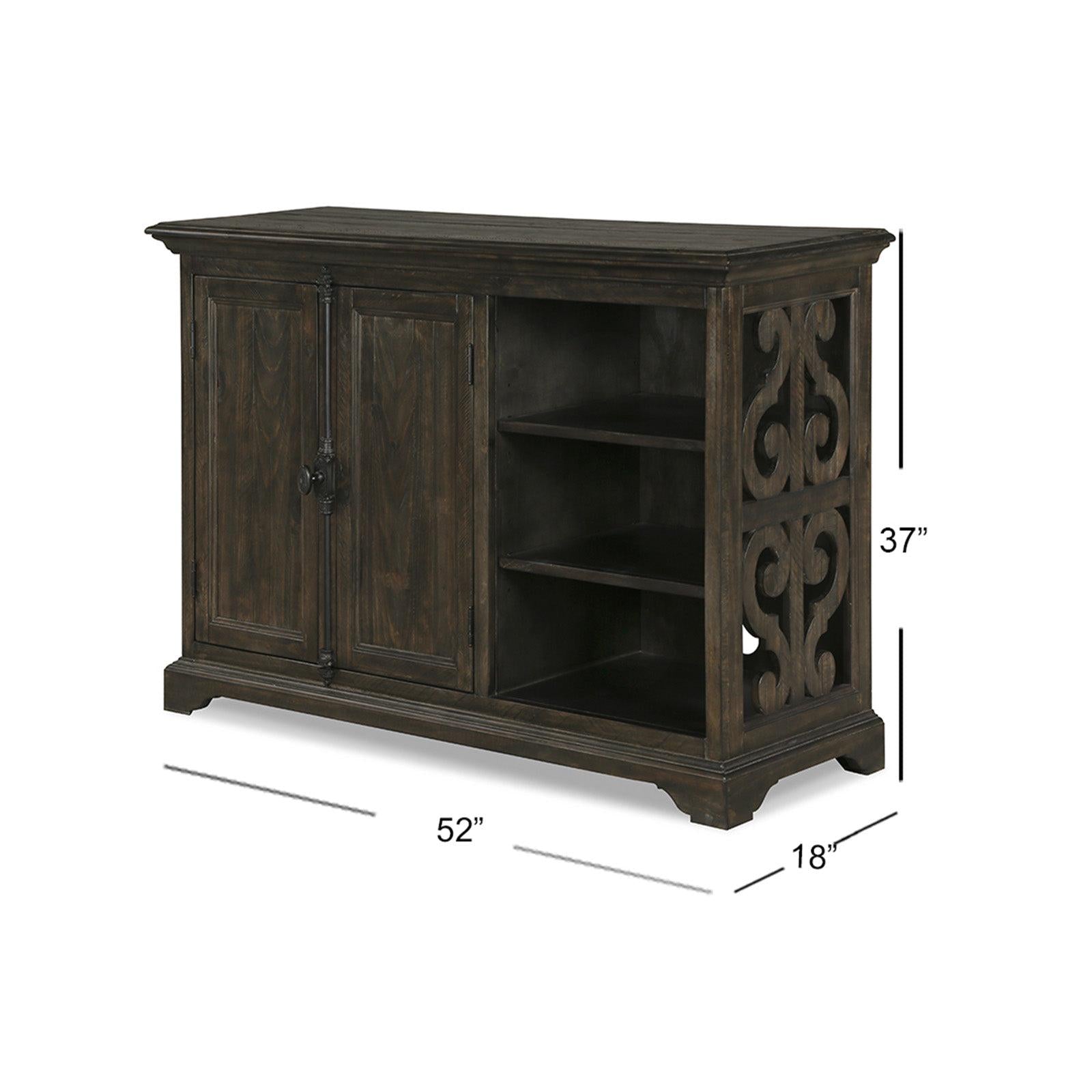 Magnussen Home Bellamy Peppercorn Printer Stand