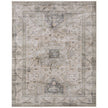 Feizy Augustine 39TVF Traditional Medallion, Tan/Green/Ivory, Rug