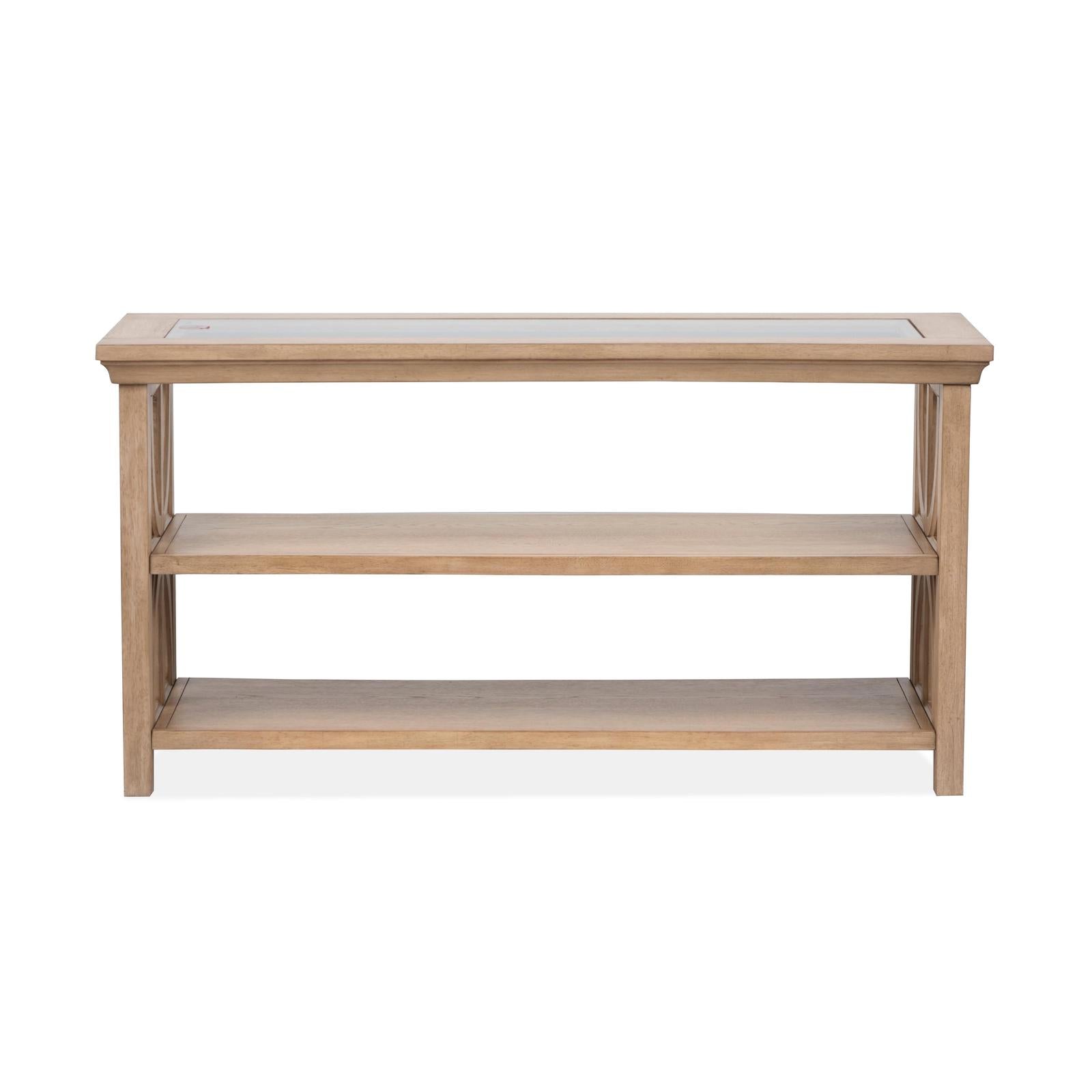 Magnussen Home Coventry Honey Wheat Rectangular Sofa Table