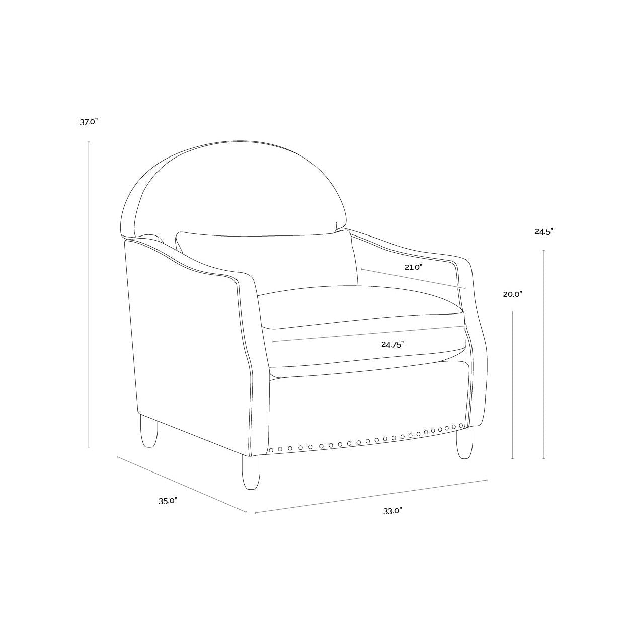 Sunpan Cynthia Lounge Chair