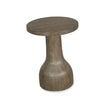 Magnussen Home Bosley Lt. Brown Porpoise Round Accent Table