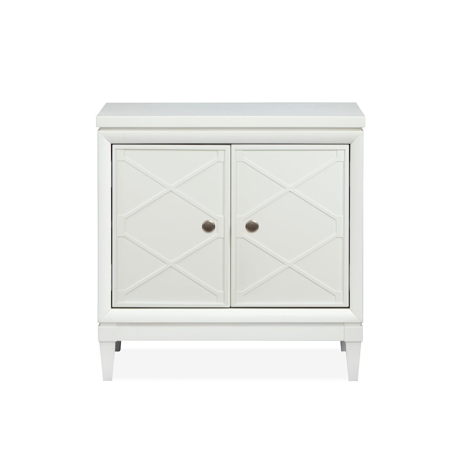 Magnussen Home Springhouse Whisper White Door Nightstand