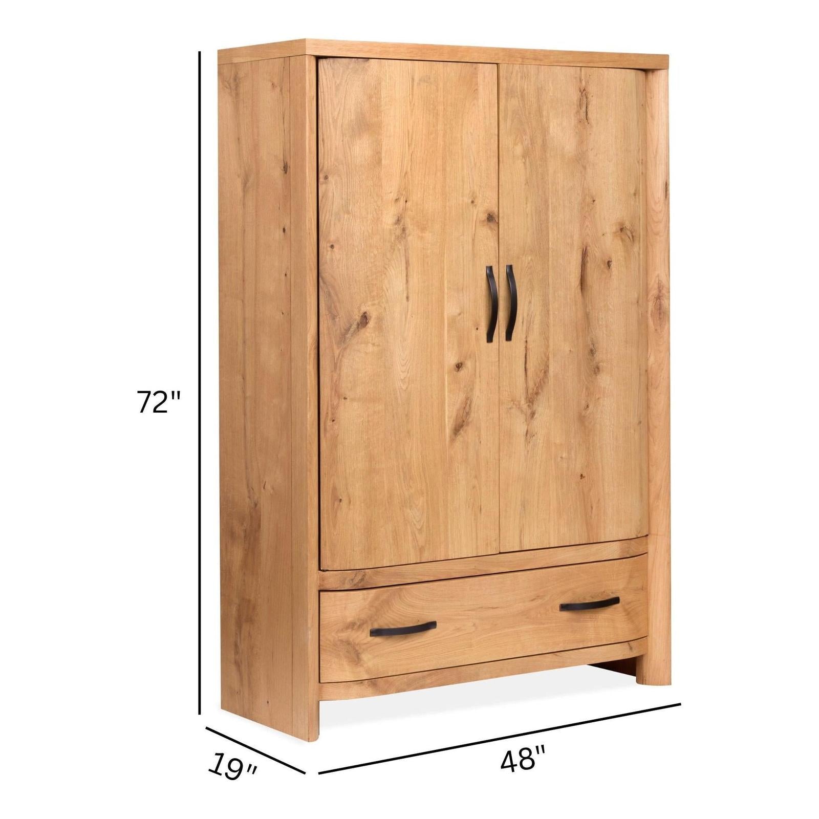 Magnussen Home Laramie Honey Wheat Armoire