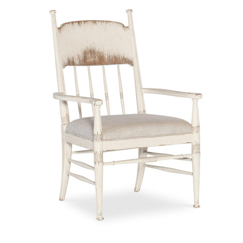 Hooker Furniture Americana Upholstered Seat Arm Chair