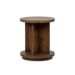 Magnussen Home Oswald Brown Round End Table