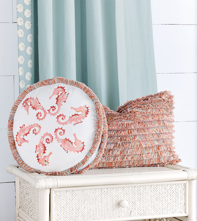 Eastern Accents Bimini Brush Fringe Decorative Pillow