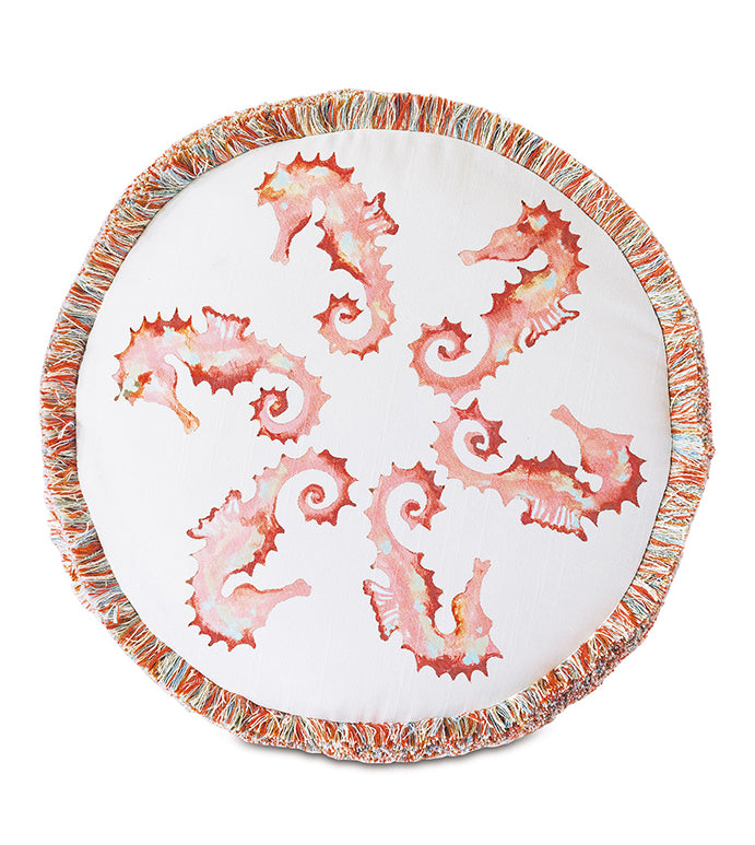 Eastern Accents Bimini Seahorse Decorative Pillow