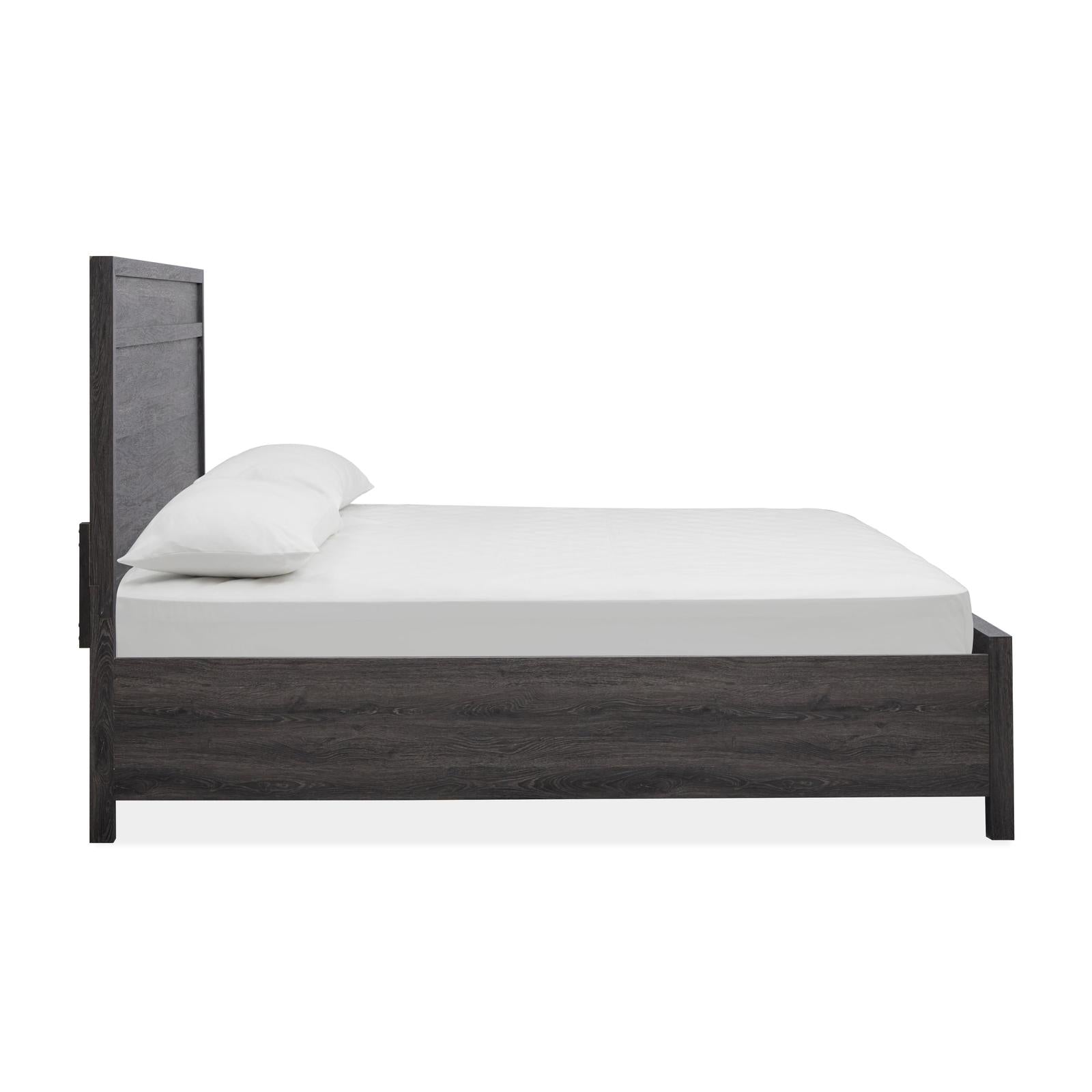 Magnussen Home Merrifield Raisin Black Panel Bed