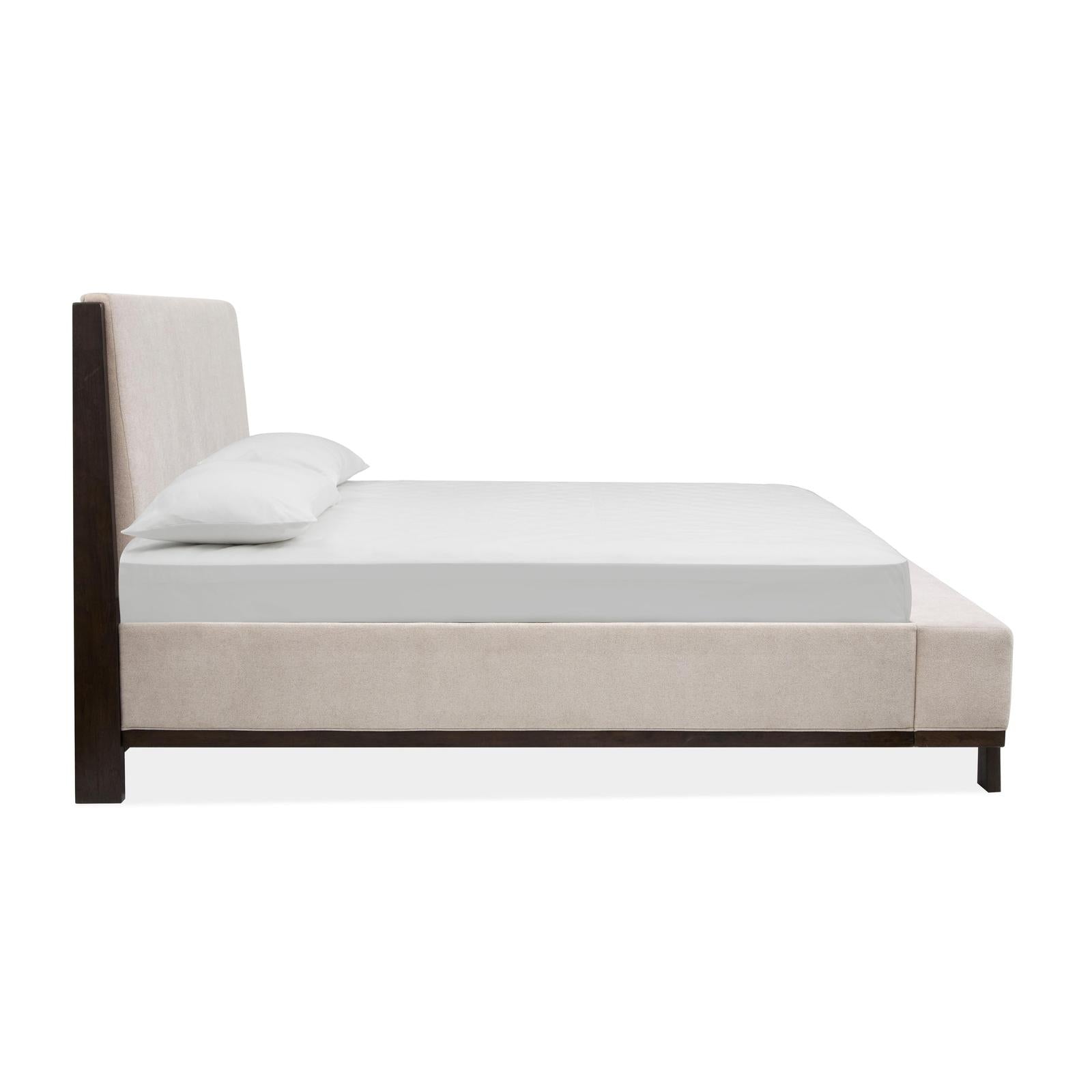 Magnussen Home Tauren Coffee Bean Upholstered Panel Bed