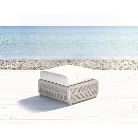 Sunset West Dana Rope Ottoman