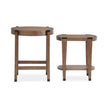 Magnussen Home Kaysen Wallaby And Matte Black End Table