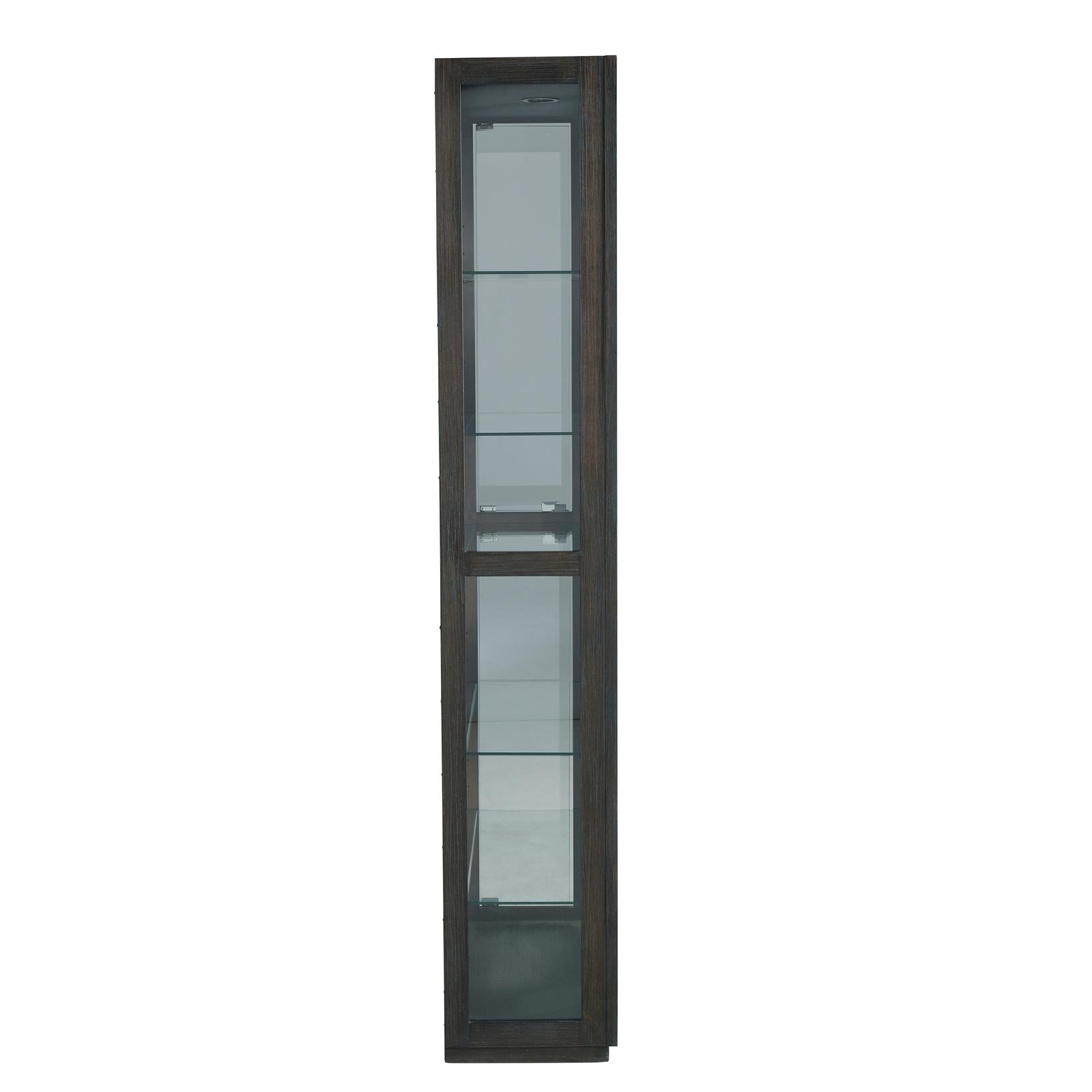 Pulaski Furniture Pulaski Furniture Accents Dark Wood Side Entry Curio Cabinet