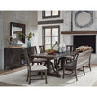 Magnussen Home Westley Falls Graphite Extendable Trestle Dining Table