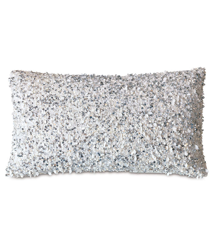 Eastern Accents Crystal Platinum Bolster