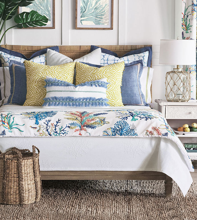 Eastern Accents Castaway Trim Application Decorative Pillow