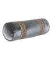 Eastern Accents Indochine Embroidered Trim Bolster