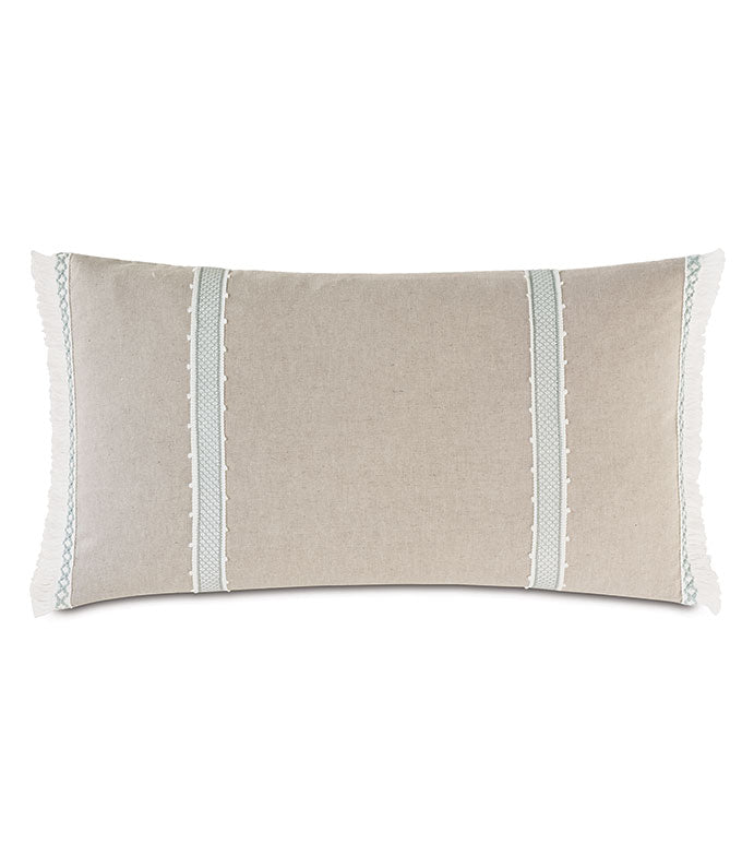 Eastern Accents Amberlynn Gimp Detail Decorative Pillow