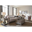 Magnussen Home Lancaster Dovetail Grey Lift Top Storage Cocktail Table With Casters