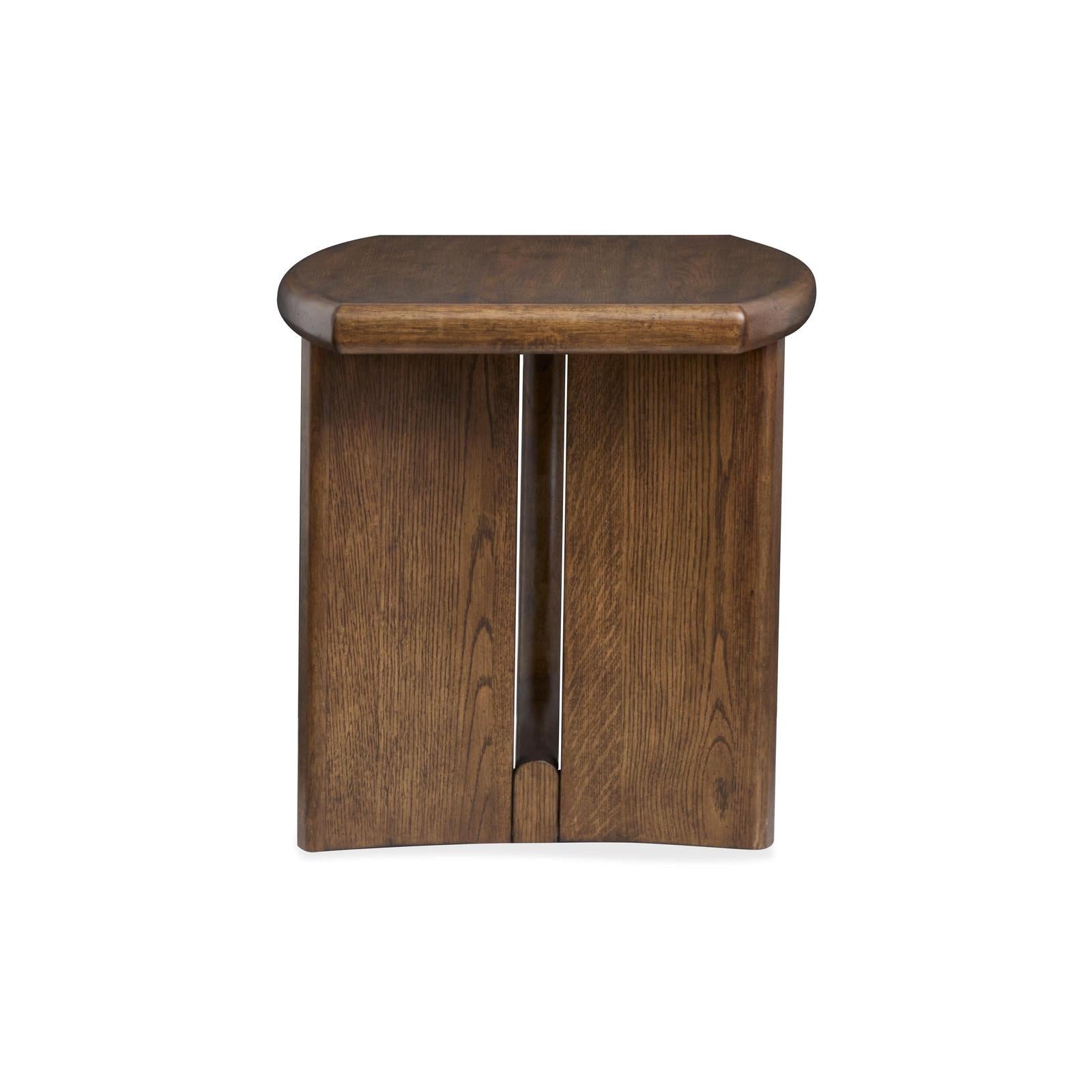 Magnussen Home Phoebe Sienna Brown Rectangular End Table