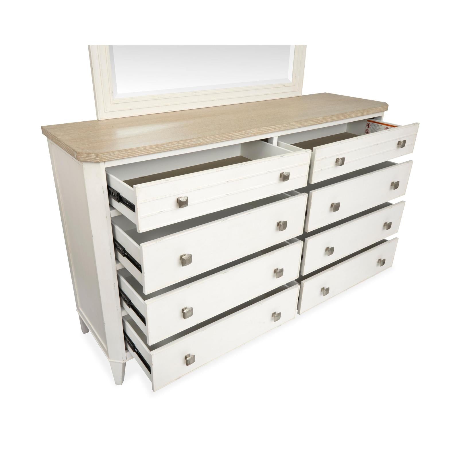 Salt Life Home Echo Isles Sea Pearl and Driftwood Double Drawer Dresser