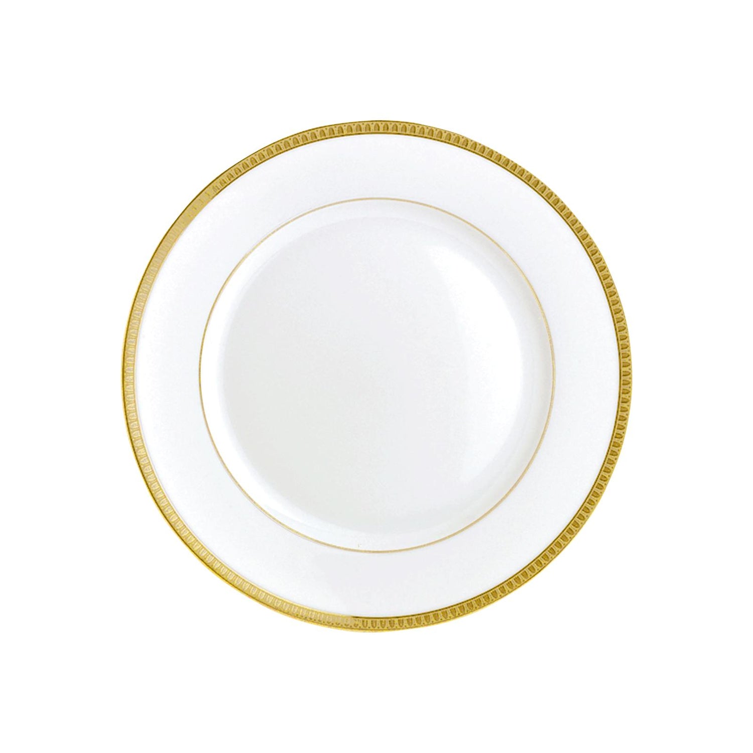Christofle Malmaison Porcelain Bread Plate Gold 17 Cm