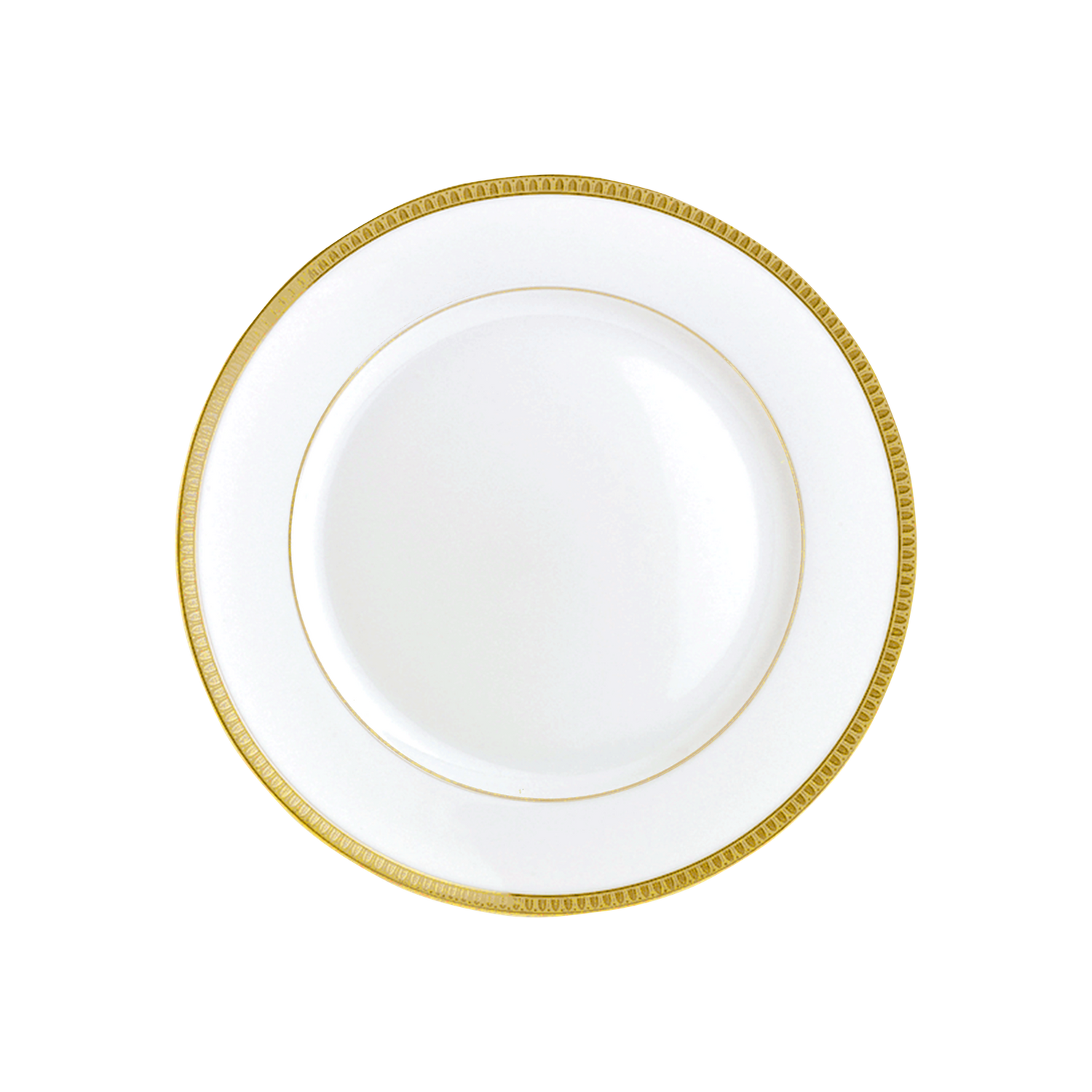 Christofle Malmaison Porcelain Bread Plate Gold 17 Cm