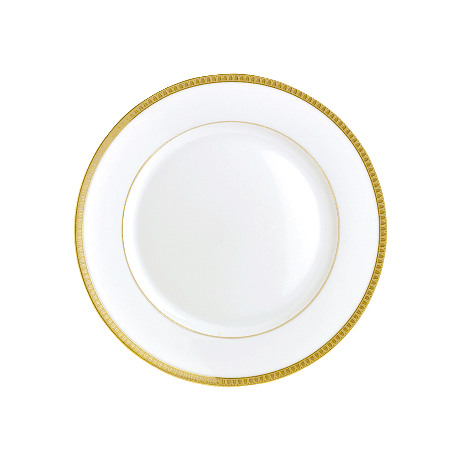 Christofle Malmaison Porcelain Bread Plate Gold 17 Cm