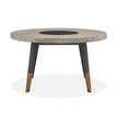 Magnussen Home Ryker Nocturn Black & Coventry Grey Dining Table