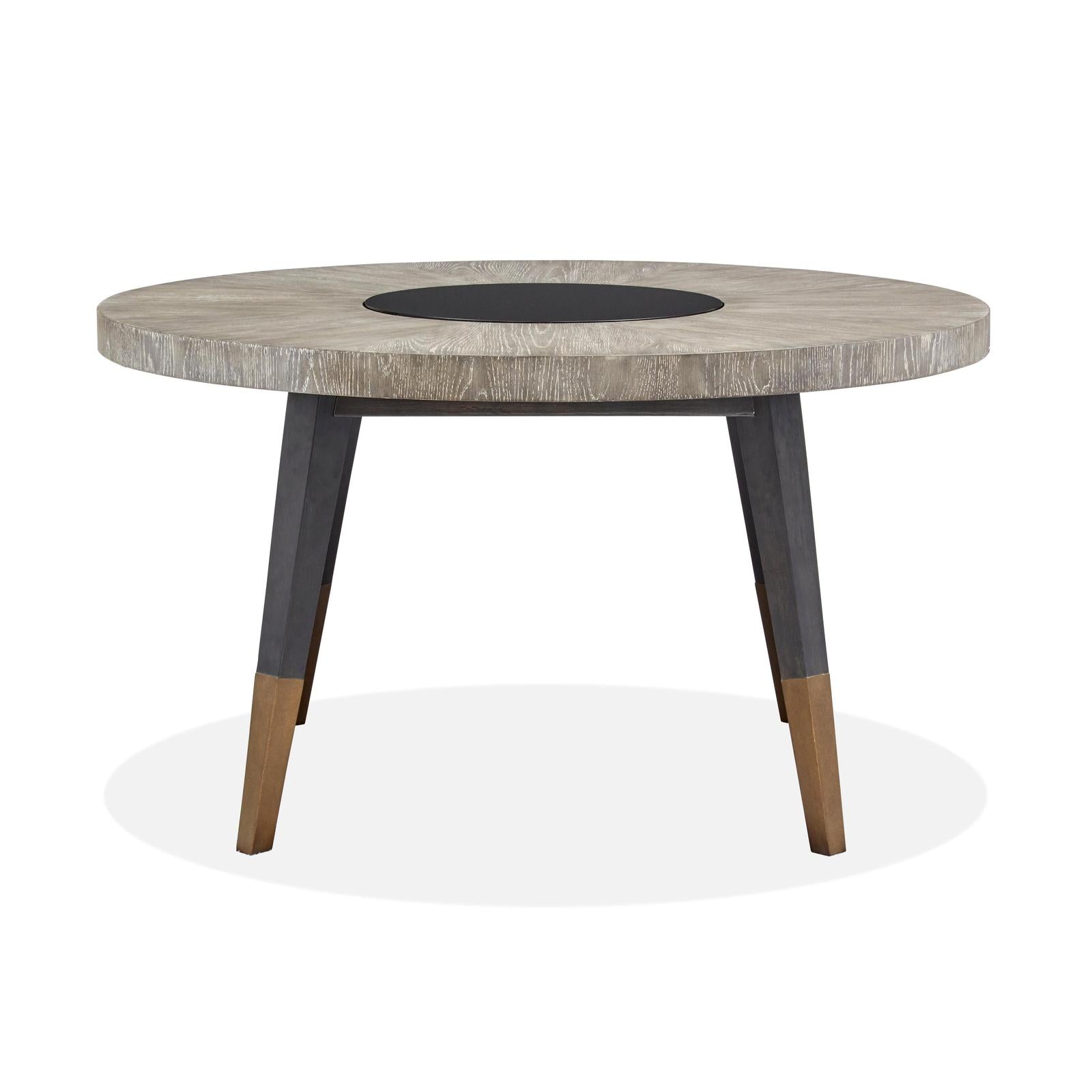 Magnussen Home Ryker Nocturn Black & Coventry Grey Dining Table