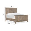 Magnussen Home Lancaster Dovetail Grey Bed