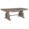 Magnussen Home Tinley Park Dove Tail Grey Extendable Rectangular Dining Table