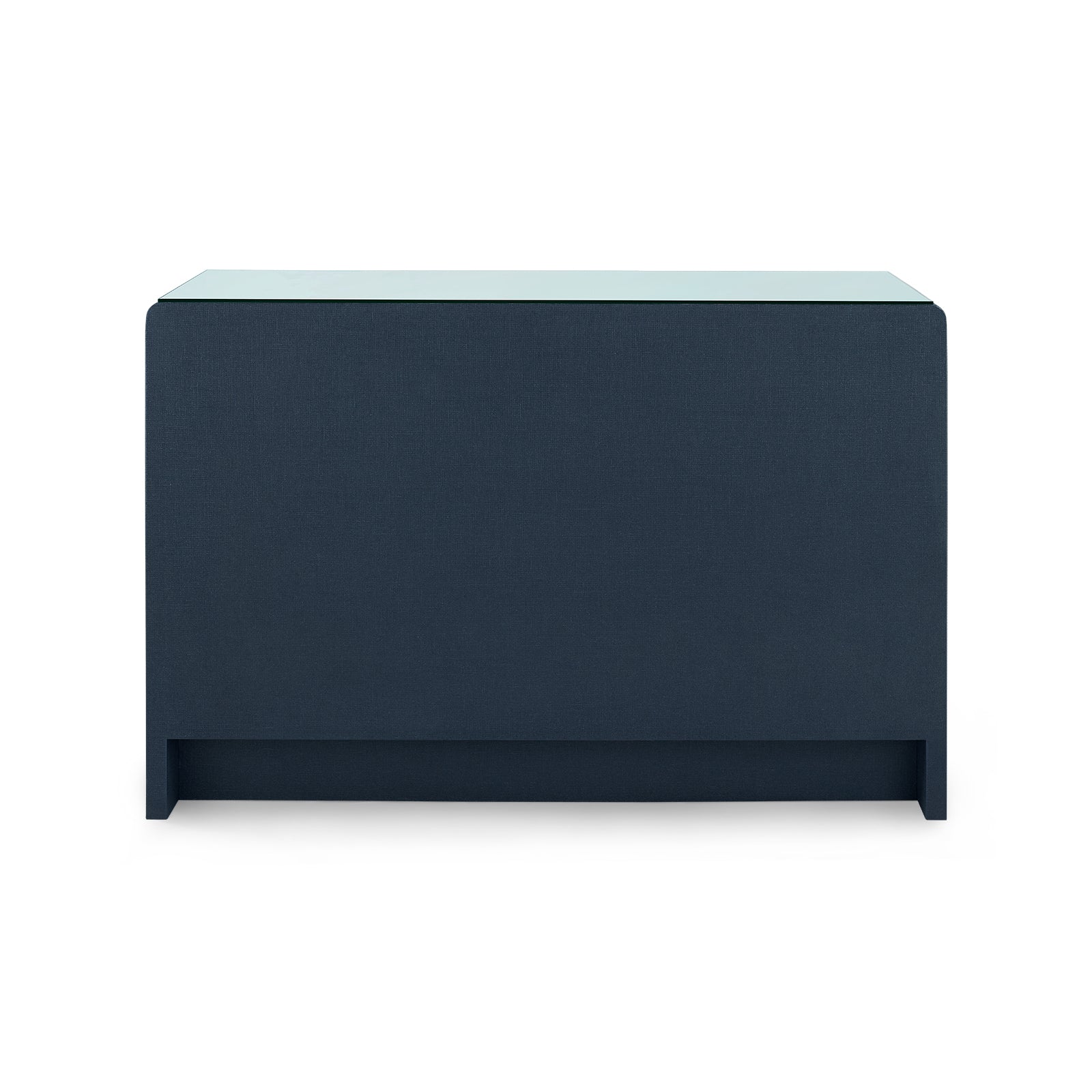 Villa & House Bryant Linen Extra Large 6-Drawer with Glass Top