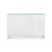 Villa & House Bryant Linen Extra Large 6-Drawer with Glass Top