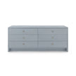 Villa & House Bryant Linen Extra Wide 6-Drawer