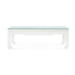Villa & House Bethany Coffee Table with Glass Top