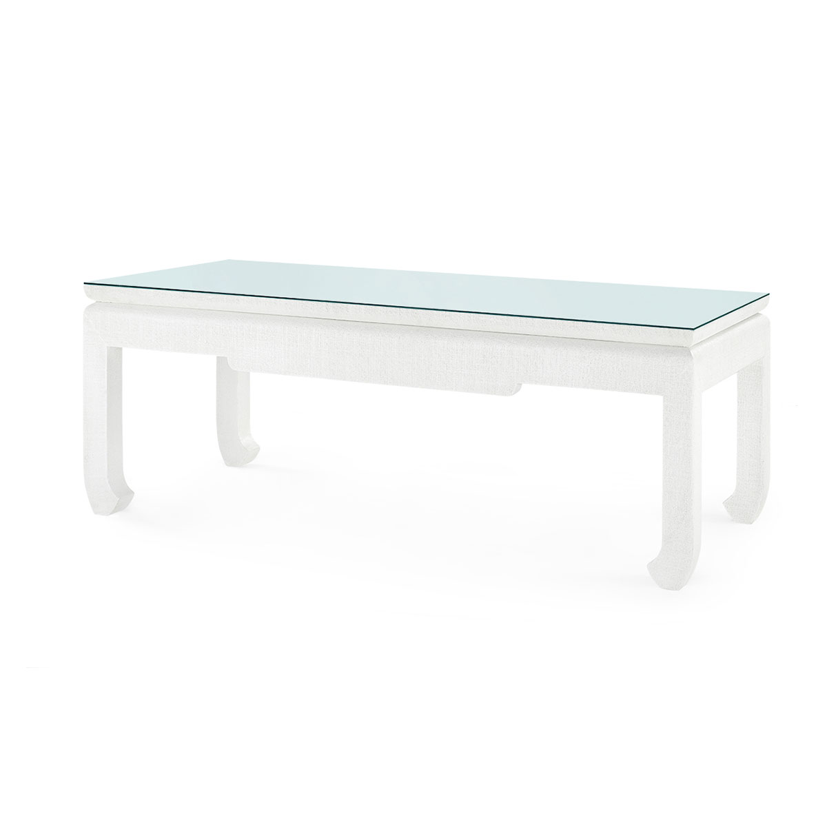 Villa & House Bethany Coffee Table with Glass Top
