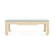 Villa & House Bethany Coffee Table with Glass Top