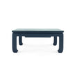 Villa & House Bethany Square Coffee Table with Glass Top