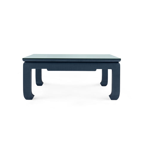 Villa & House Bethany Square Coffee Table with Glass Top