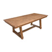 Magnussen Home Woodward Dark Clove Trestle Extendable Dining Table