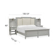 Magnussen Home Glenbrook Pebble Upholstered Wall Bed