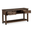 Magnussen Home Cormac Brown Rectangular Sofa Table