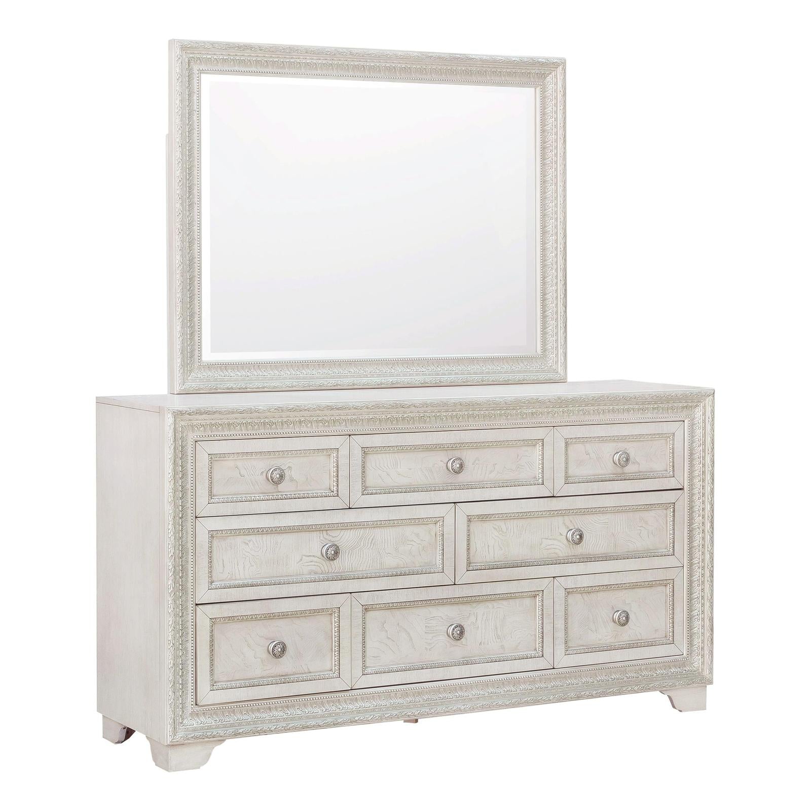 Pulaski Furniture Camila Creamy White 8 Drawer Dresser
